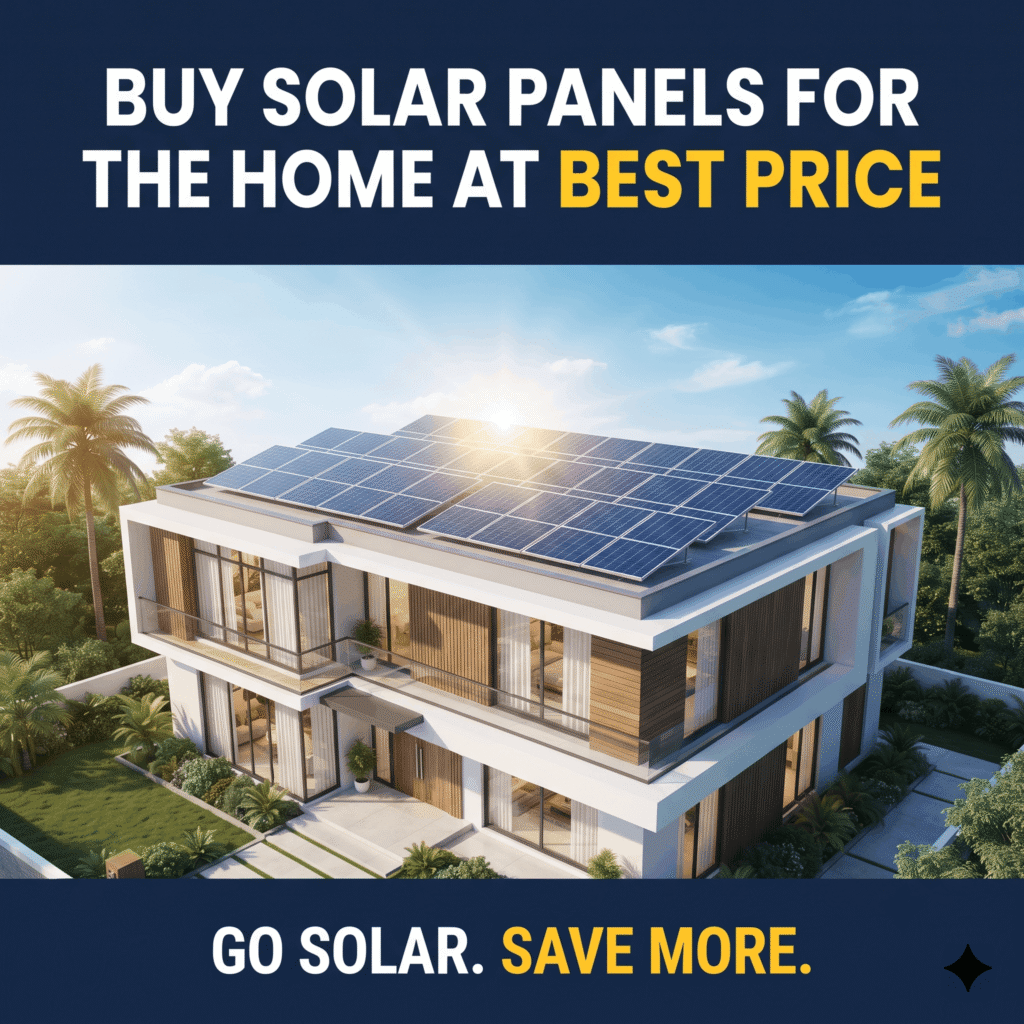 Buy Solar Panels for the Home